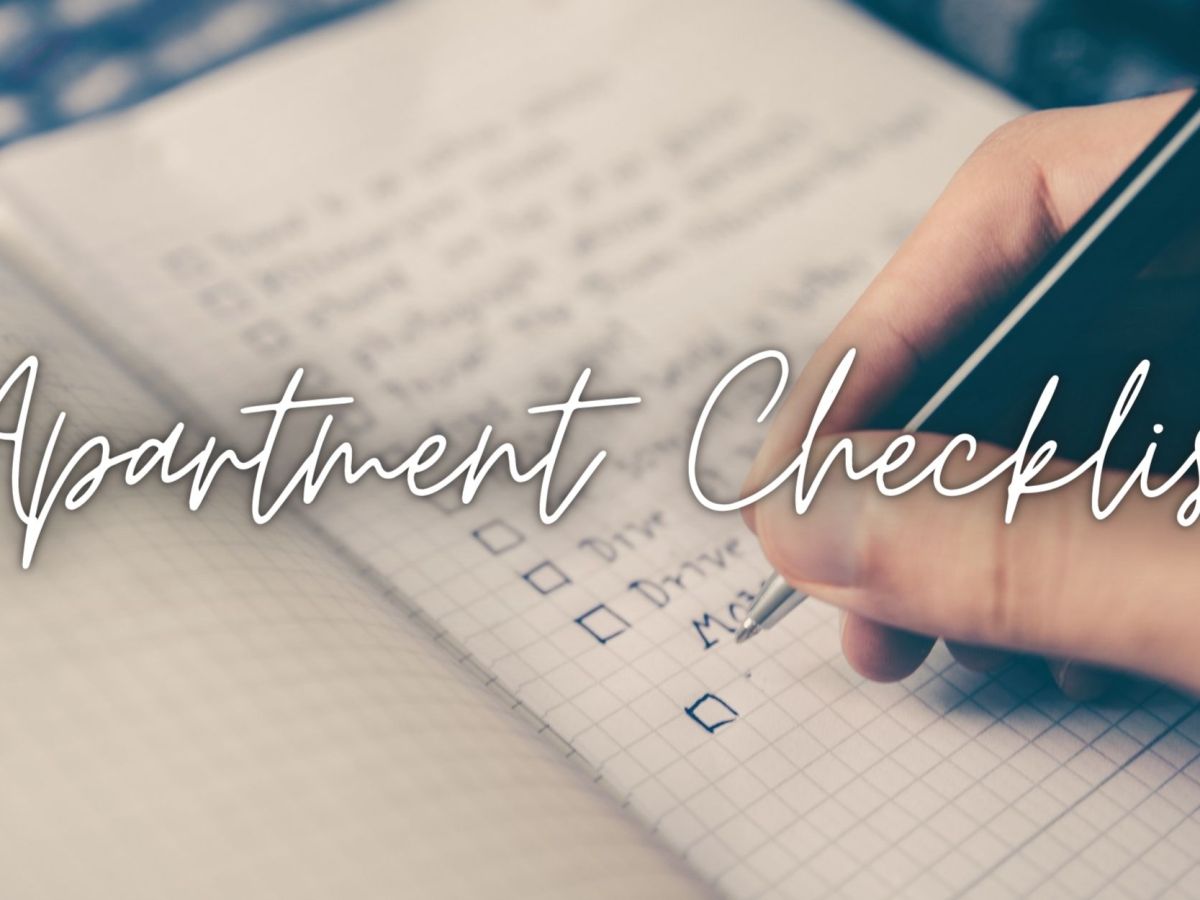 Apartment Checklist (Free Printable + Notion Template)